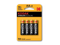 Kodak Xtralife Alkaline AA 4X Battery