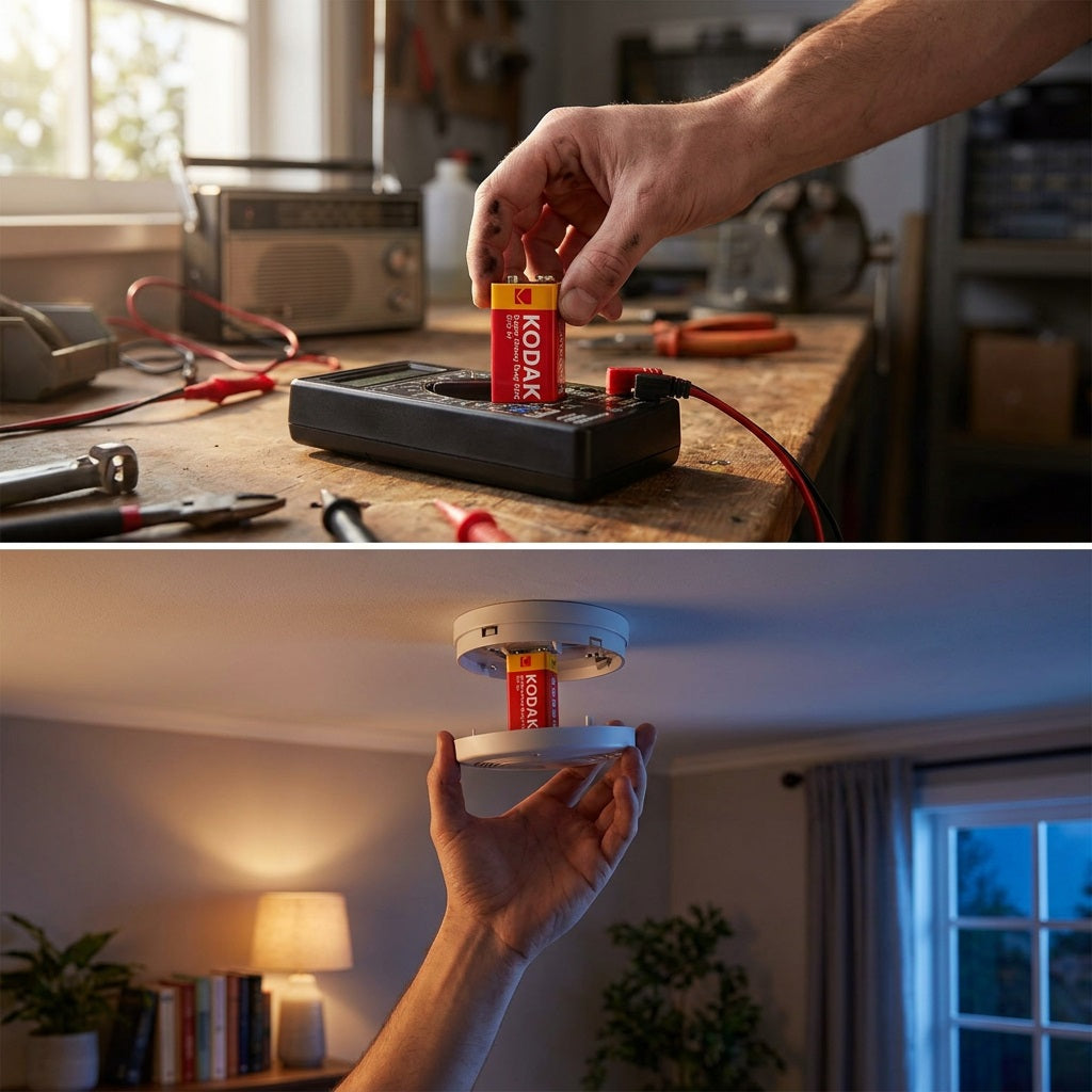 KODAK SUPER HEAVY 9V BATTERY RED