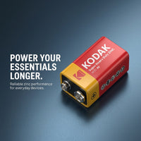 KODAK SUPER HEAVY 9V BATTERY RED