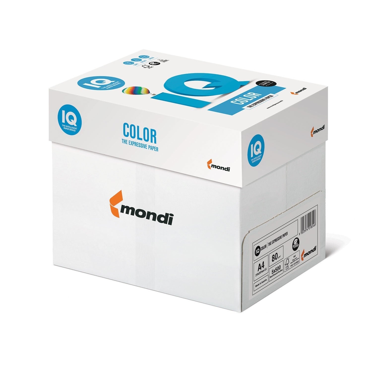 MONDI Iq Pastel Green Mg28 500X5 A4 80Gs