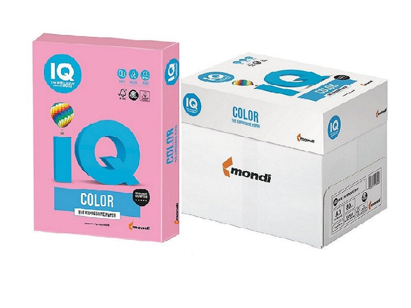 MONDI Iq Pastel Pink P125 500X5 A4 80Gsm