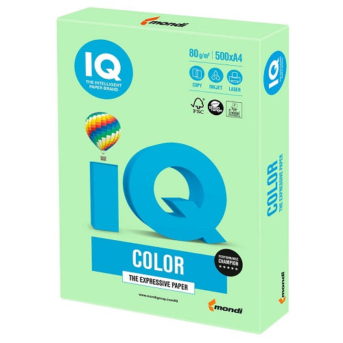 MONDI Iq Pastel Green Mg28 500Xa4 80Gsm