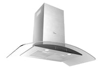 MIDEA ISLAND EXTRACTOR FAN -CURVED GLASS