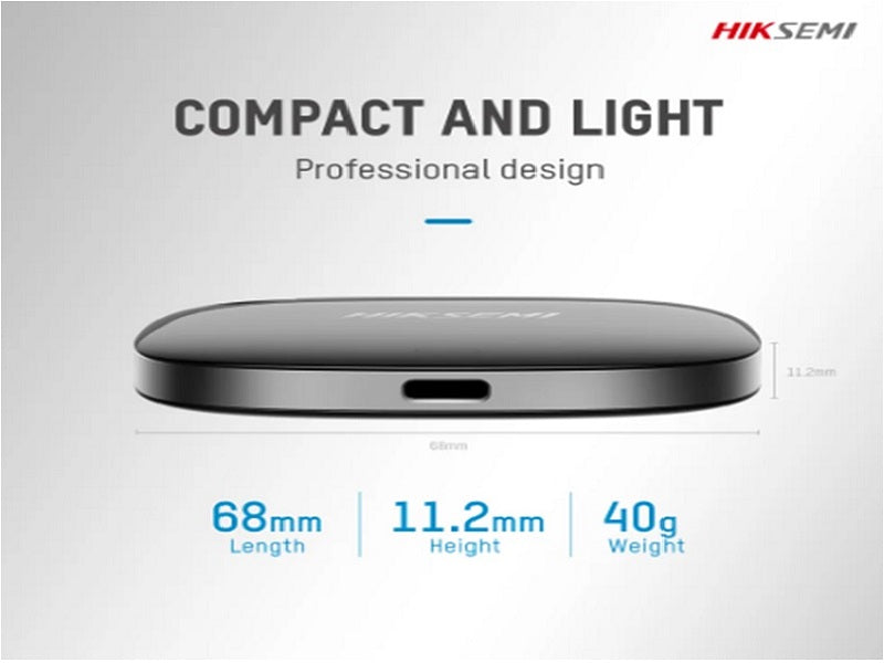 HIKSEMI 256Gb External Ssd Black