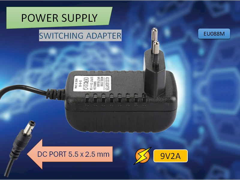 POWER Supply 9V 2Amp 5.5*2.5