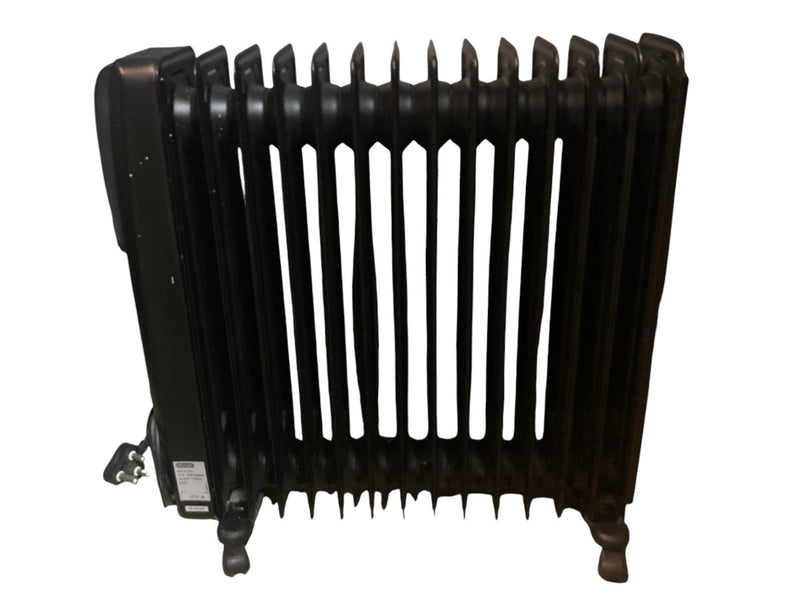 Pre-Owned De'Longhi KH771430CB 14-Fin Oil-Filled Radiator Heater – Black