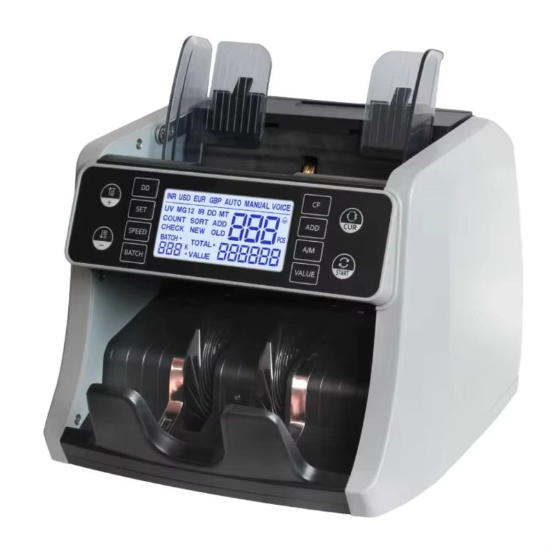 AL-160 Automatic Money Counter - 1,500 Notes/Min with UV, MG & IR Counterfeit Detection