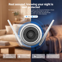 EZVIZ C3TN 3MP 2K Smart Home Camera - 2.8mm, Colour Night Vision, IP67 (CS-C3TN)