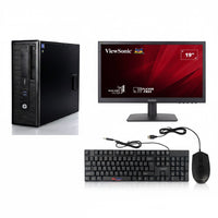 Demo HP ProDesk 600 G1 i5 4th Gen 4/8GB 500GB HDD Windows 10 Pro + ViewSonic 19" Monitor Bundle