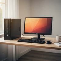 Demo HP ProDesk 600 G1 i5 4th Gen 8GB 240GB SSD Windows 10 Pro + 19" ViewSonic Monitor Bundle