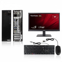 Demo Lenovo i5 4th Gen 8GB RAM 240GB SSD Windows 10 Pro + Brand New ViewSonic 19" Monitor Bundle