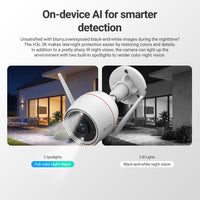 EZVIZ H3c 3MP 2K Colour Smart Camera - 2.8mm, IP67, Night Vision (CS-H3C)