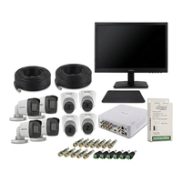 CCTV Security System Kit 8-Channel 8 Cameras with Monitor