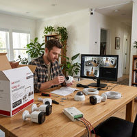 CCTV Security System Kit 8-Channel 8 Cameras with Monitor