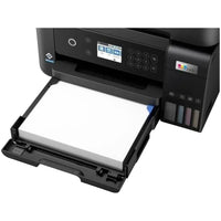 Three-quarter front view of the Epson EcoTank L6270 all-in-one printer