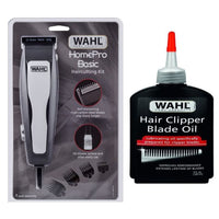 Wahl Home Pro Basic Corded Hair Clipper Kit + Wahl Clipper Blade Oil 120ml (Open-Box)