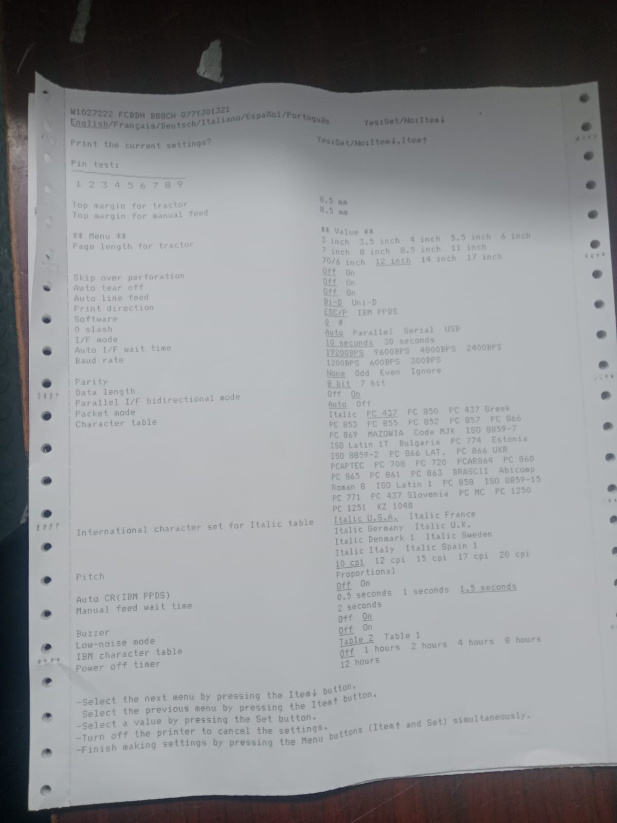 Pre-own EPSON Lx-350 Impact Dot Matrix Printer