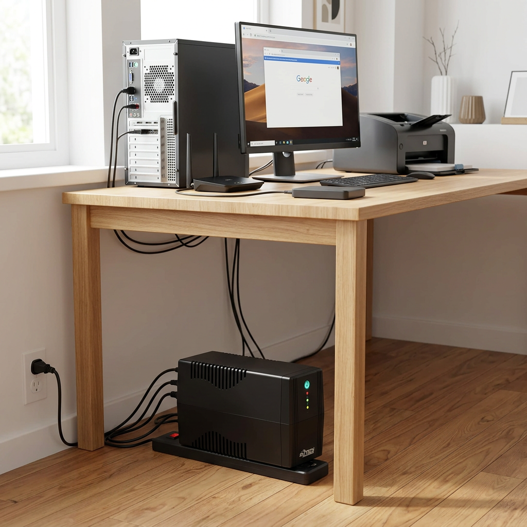 ZATECH 1000VA/500W Power Backup