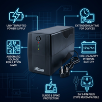 ZATECH 1000VA/500W Power Backup
