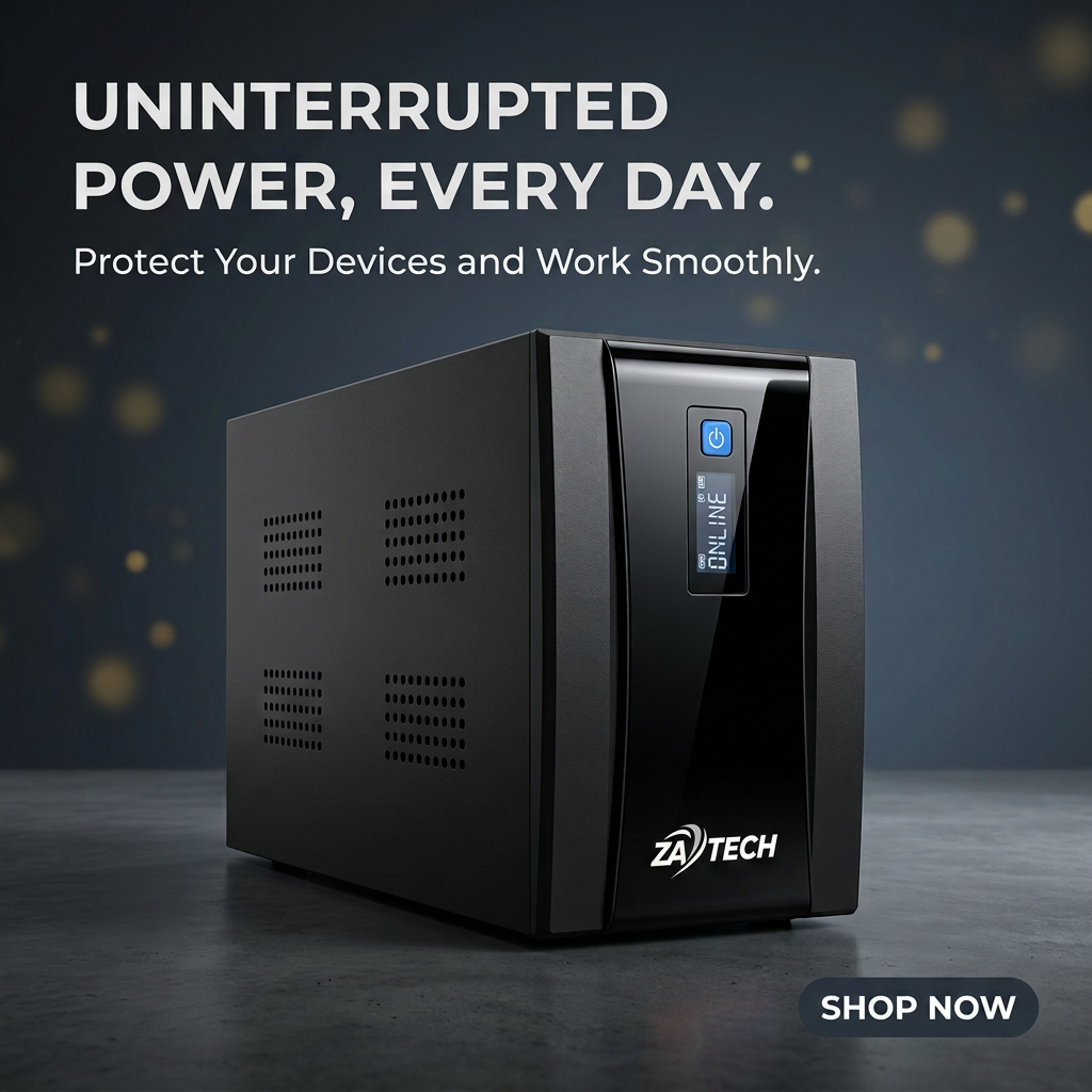 ZATECH 2000VA/1200W Power Backup
