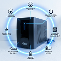 ZATECH 3000VA/1800W Power Backup
