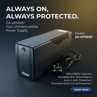 ZATECH 600VA/360W Power Backup