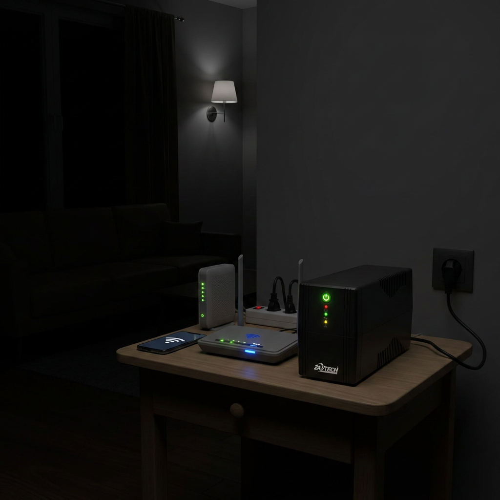ZATECH 600VA/360W Power Backup