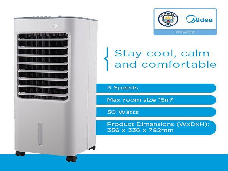 MIDEA 5.6L Air Cooler White