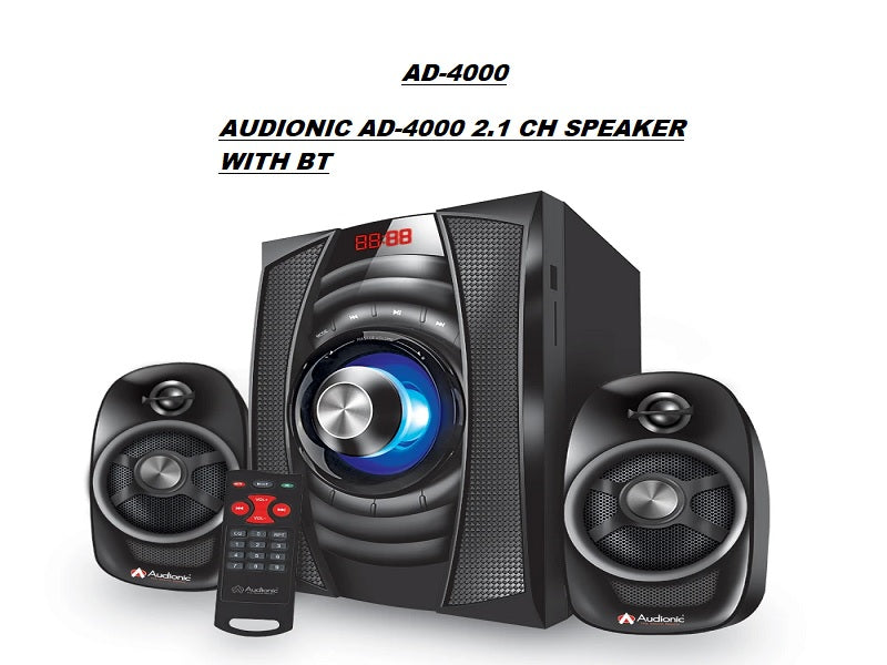 AUDIONIC Ad-4000 2.1 Ch Speaker With Bt