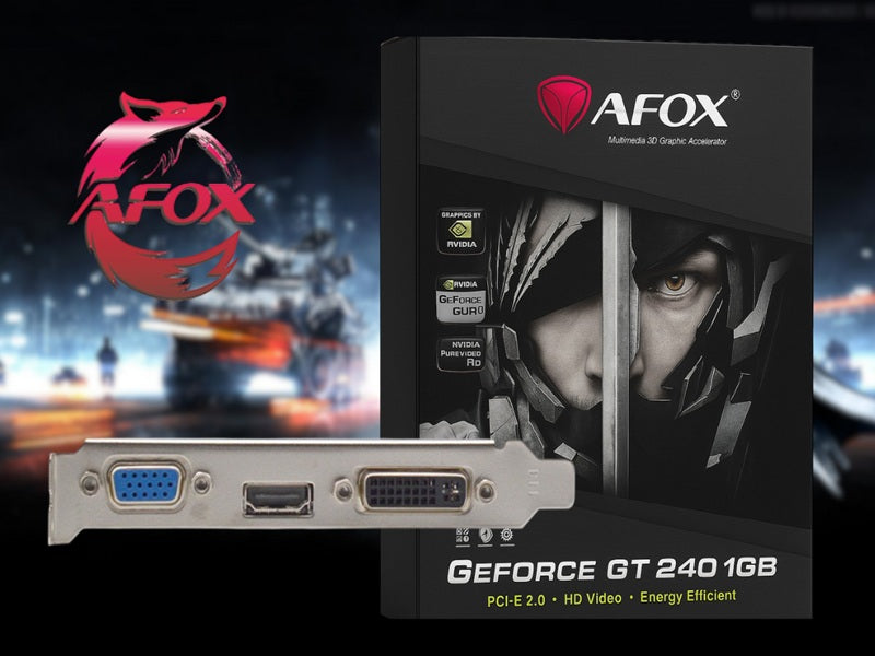 AFOX Graphic Card Gforc AF240 1Gb Ddr3