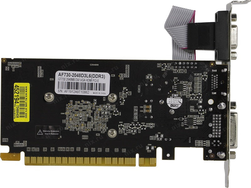 AFOX Graphic Card Gforc Gt730 2Gb Ddr3