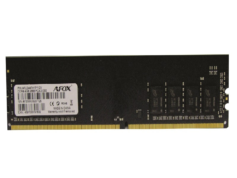 AFOX Ram Ddr4 4Gb 2666Mhz Longdimm