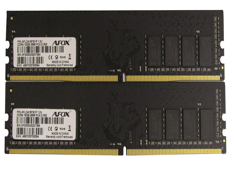 AFOX Ram Ddr4 2X16Gb 2666Mhz Sodimm