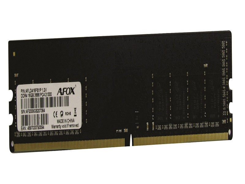 AFOX Ram Ddr4 2X16Gb 2666Mhz Sodimm
