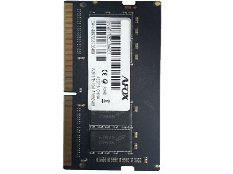 AFOX Ram Ddr4 4Gb 2400Mhz Sodimm