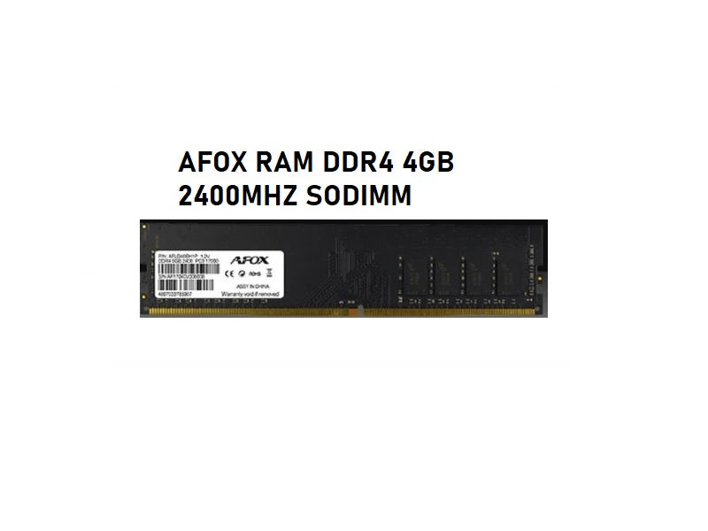 AFOX Ram Ddr4 4Gb 2400Mhz Sodimm