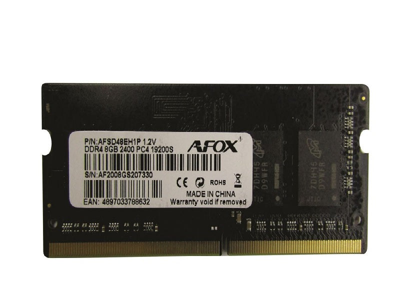 AFOX Ram Ddr4 8Gb 2400Mhz Sodimm