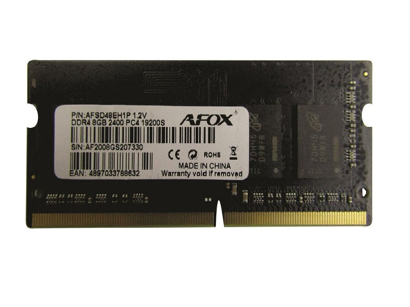 AFOX Ram Ddr4 8Gb 2400Mhz Sodimm