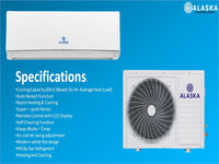 ALASKA 12000BTU Non Inverter Aircon(CX12