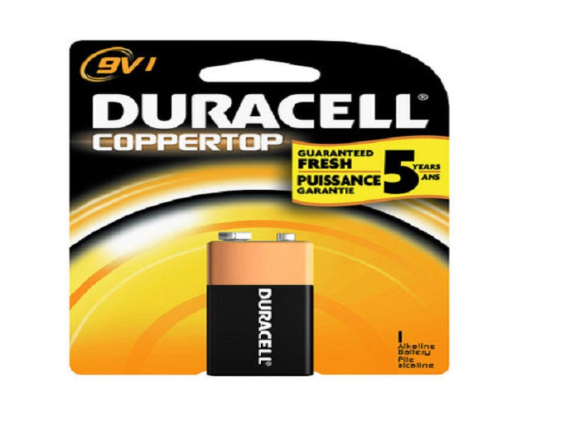 DURACELL 9V Coppertop Battries