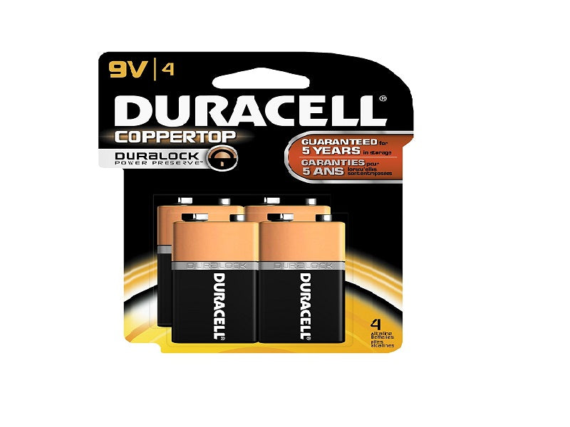 DURACELL 9V Coppertop Battries