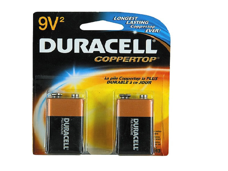 DURACELL 9V Coppertop Battries