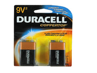 DURACELL 9V Coppertop Battries