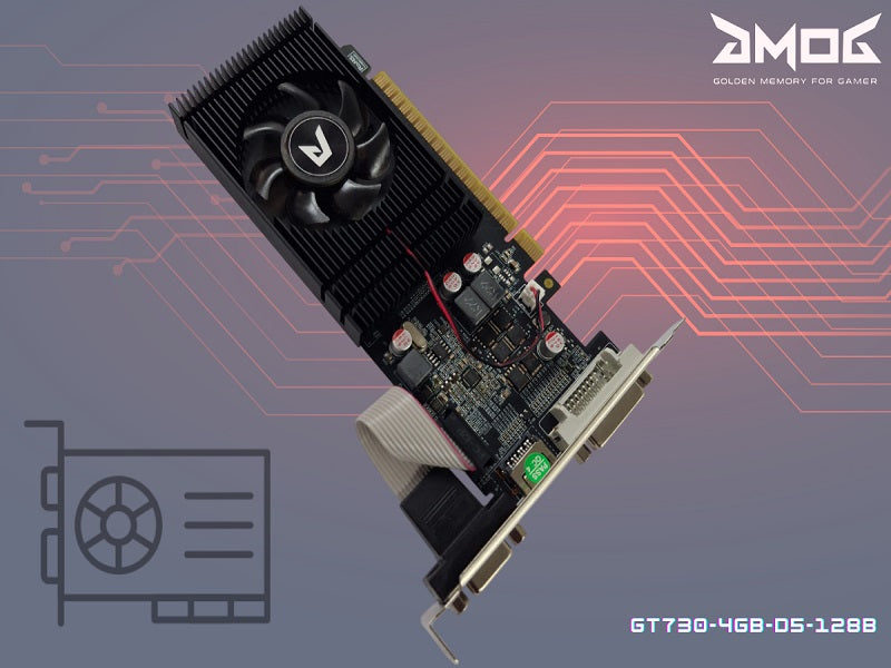 AMOG Graphic Card  GT730 4Gb Ddr5 128BIT