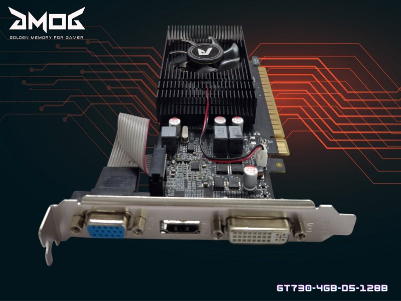 AMOG Graphic Card  GT730 4Gb Ddr5 128BIT