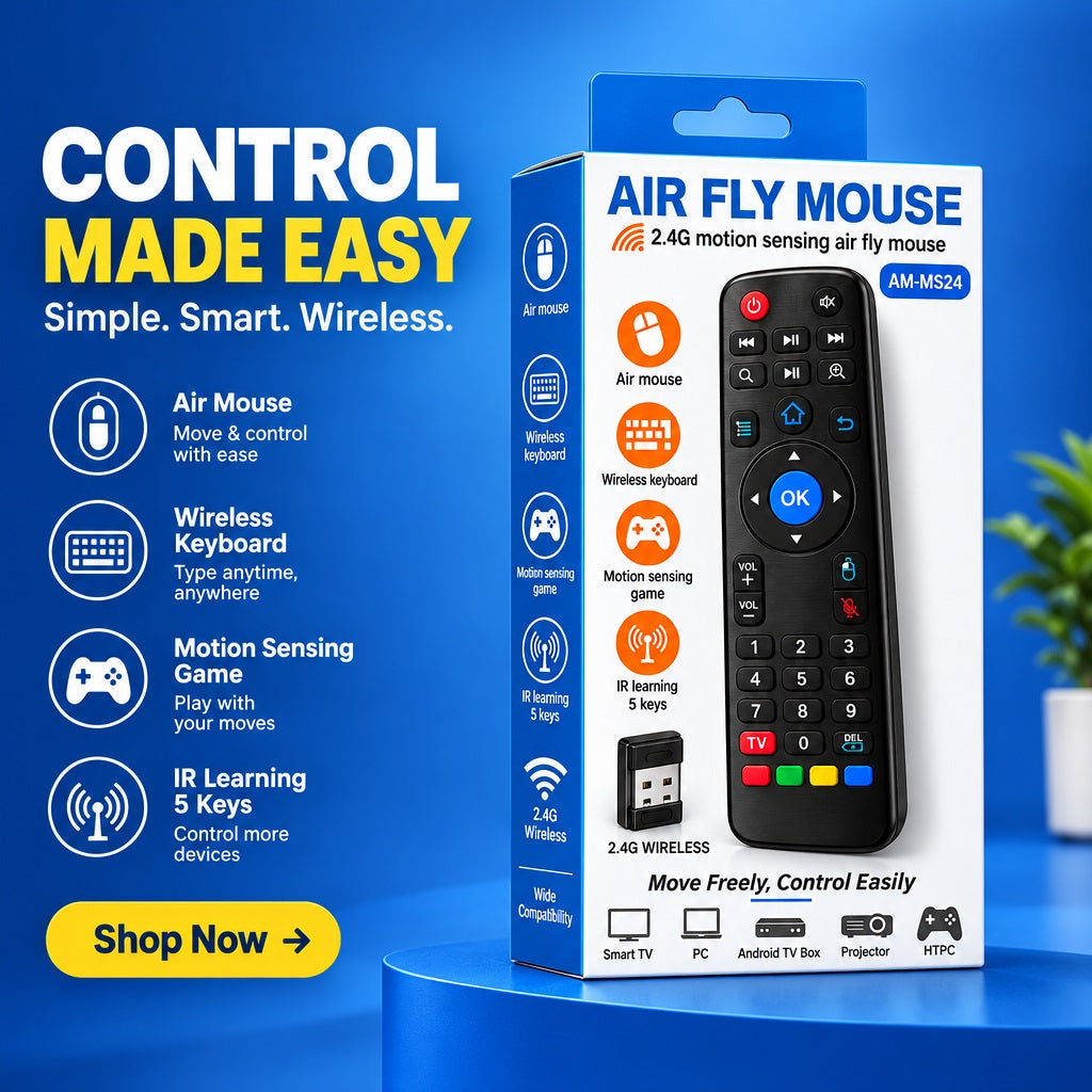 2.4G Motion Sensing Air Mouse Remote USB
