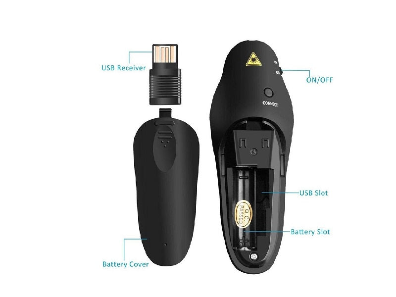 WIRELESS Presenter With Laser Pointer