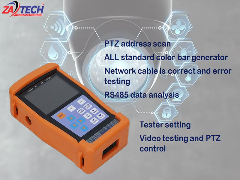 CCTV Tester For Ahd-Tvi-Cvbs 8Mp