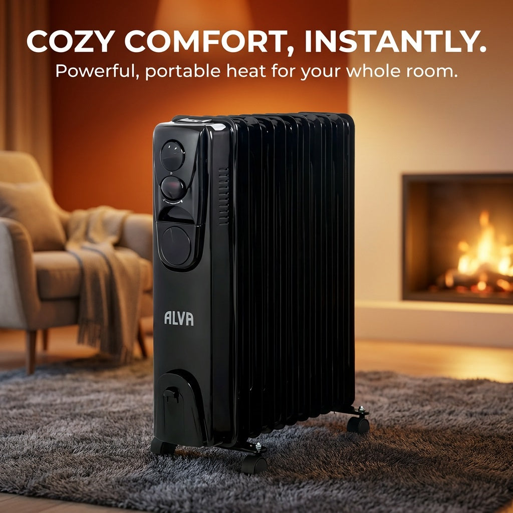 ALVA 11 Fin 2500W Oil Heater