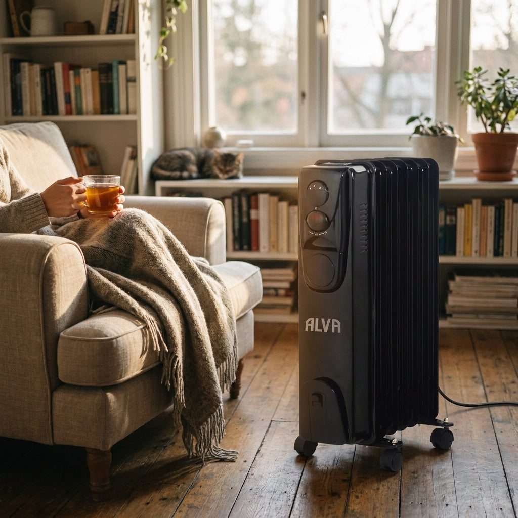 ALVA 7 Fin 1500W Oil Heater